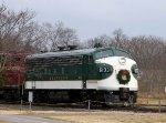 SOU 6133 leads the Santa Train at Spencer Shops